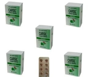 Carsil 22.5mg Silymarin Natural Detox and Liver Protection 80 tablets 5 PACK