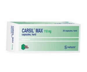 Carsil MAX 110mg Silymarin Natural Detox and Liver Protection 30 tabs